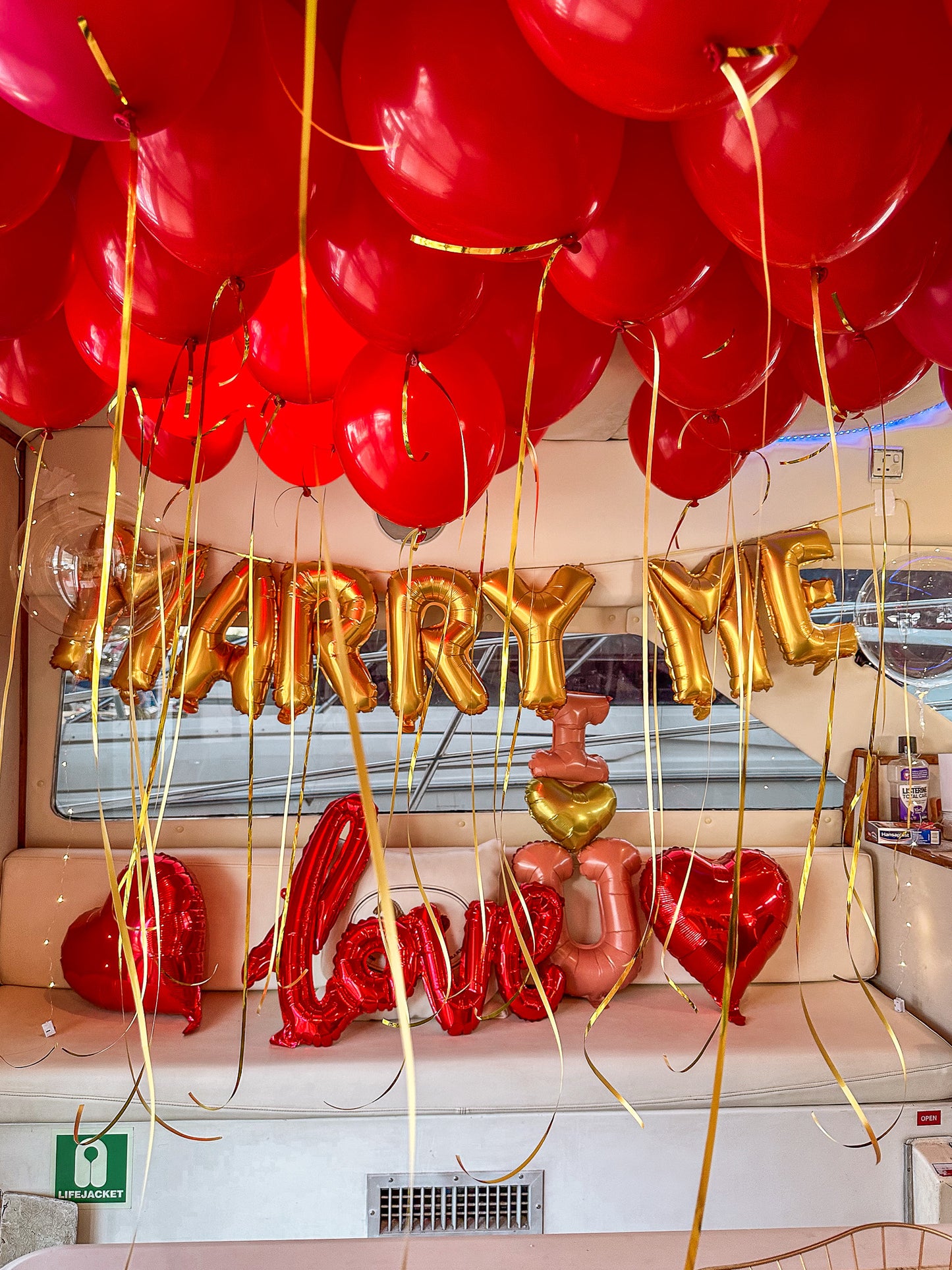 Yacht Proposal Decor