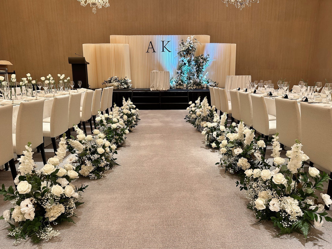 A White & Green Classic Wedding at The Singapore Edition: Timeless Elegance by Studio Flourish