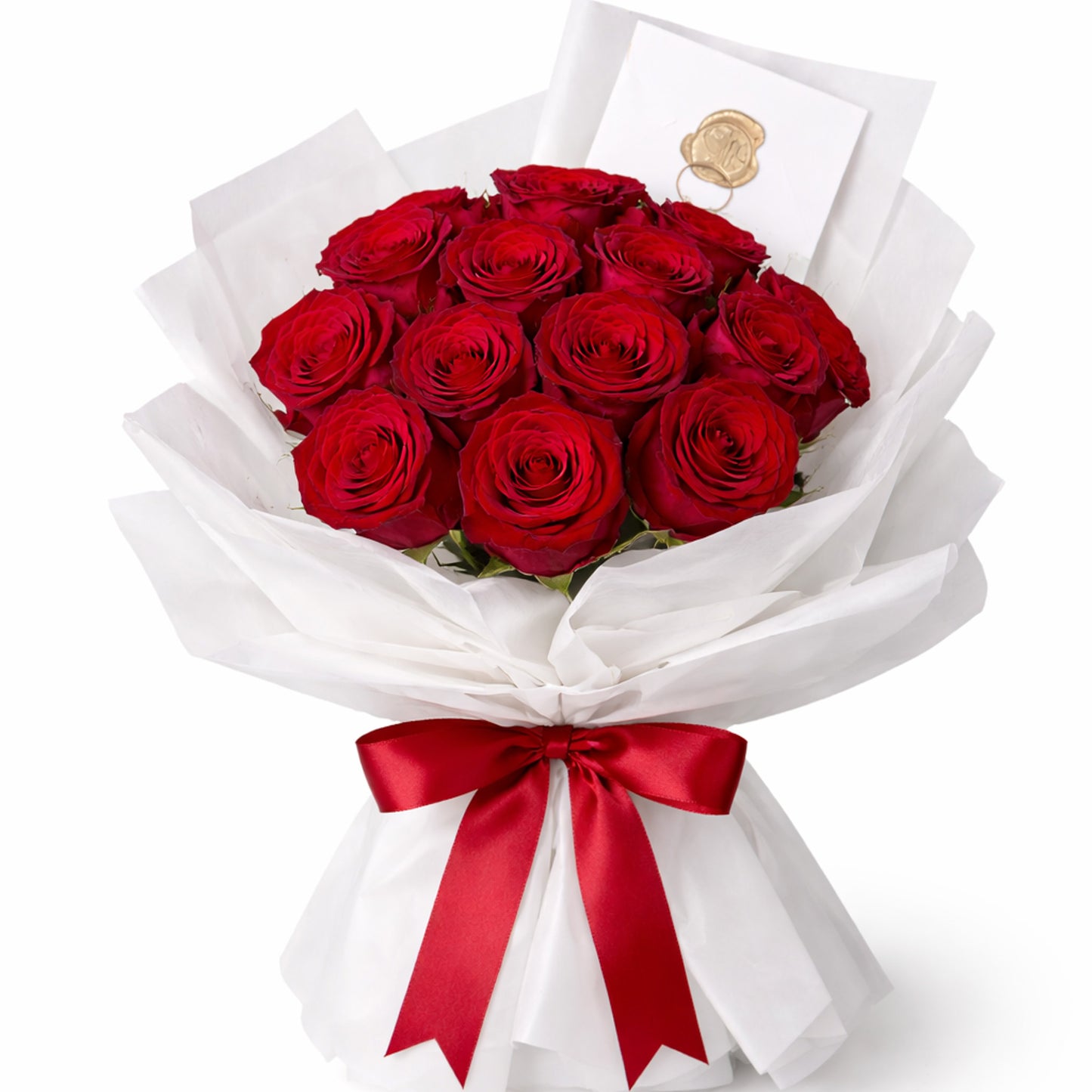 Heart's Promise - 12/ 24/ 50/ 99 Roses Bouquet