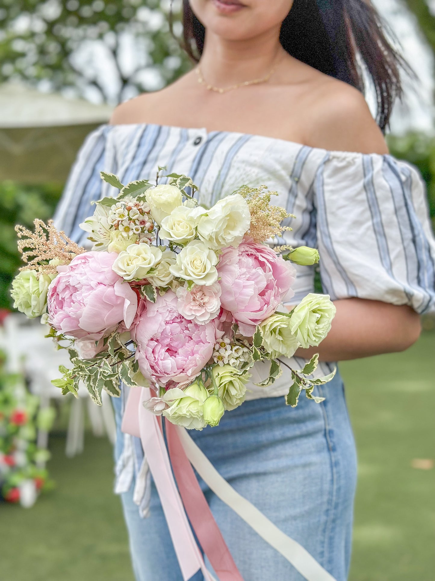 [ Seasonal ]  Peonies Bridal Bouquet